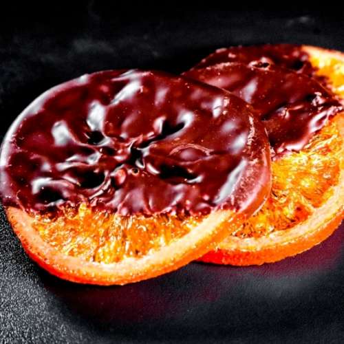 апельсины в шоколаде