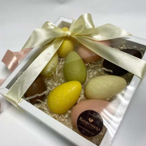 Набор из 9 шоколадных яиц